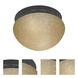 Brentwood 1 Light 12 inch Mahogany Bronze Semi-Flush Mount Ceiling Light