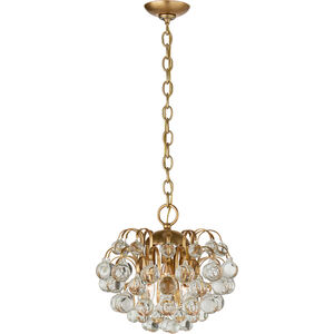 AERIN Bellvale 6 Light 15.25 inch Hand-Rubbed Antique Brass Chandelier Ceiling Light, Small