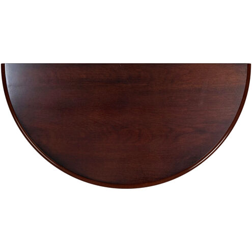 Bellini Demilune Console Table in Medium Brown