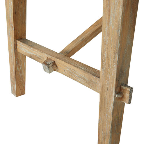 Faulner 60 X 31.25 inch Aged Natural Grey / Texture Black Iron Dining Table