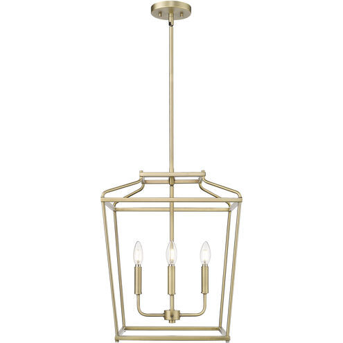 Nellita 4 Light 16 inch Vintage Brass Indoor Pendant Ceiling Light