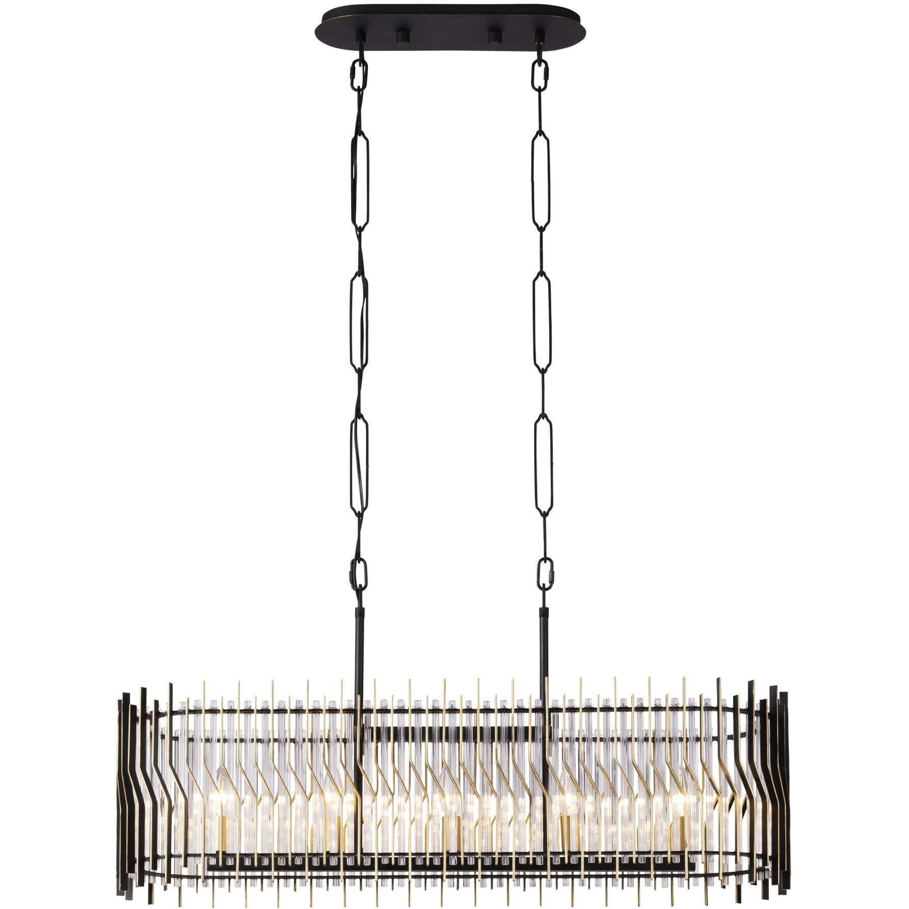 Park Row Linear Pendant Ceiling Light, Smithsonian Collaboration