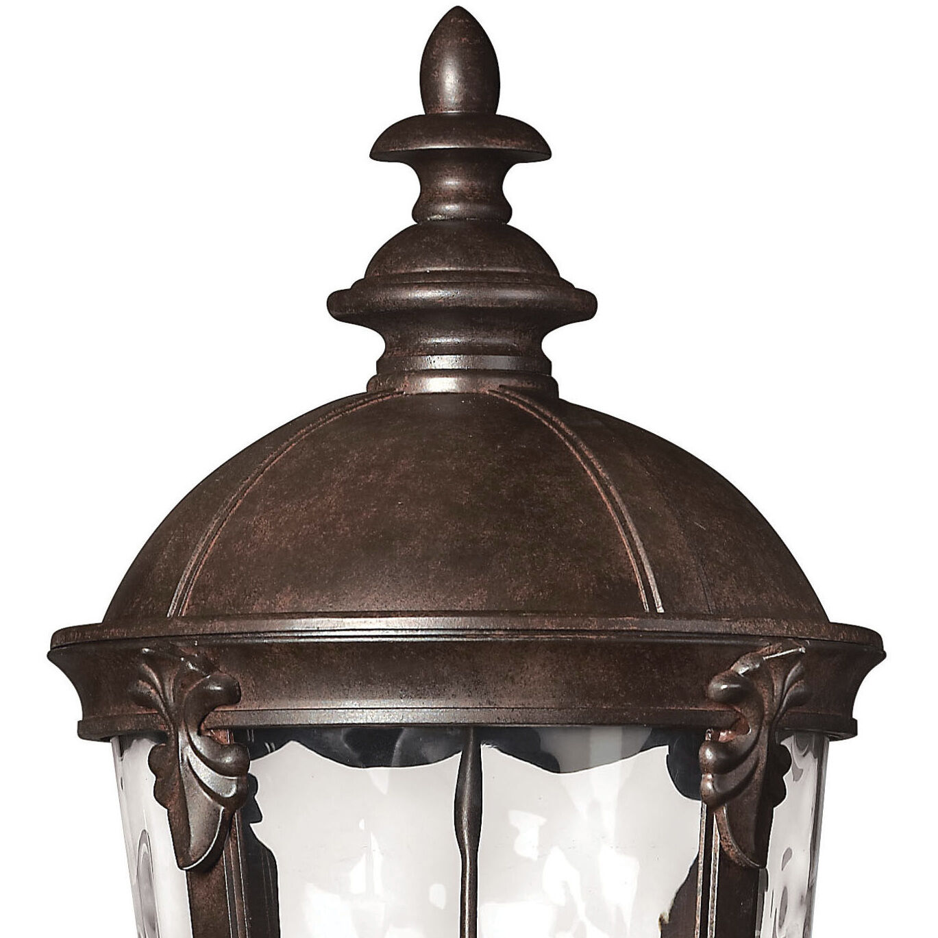 Estate Series Windsor 4 Light 30 inch River Rock Outdoor Post Mount Lantern