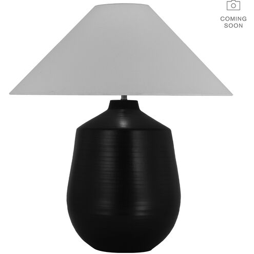Amber Lewis Lillis 27.25 inch 15.00 watt Waxed Bisque Ceramic Table Lamp Portable Light, Large