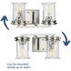 Winslett 2 Light 14 inch Brushed Nickel Bath Vanity Wall Light