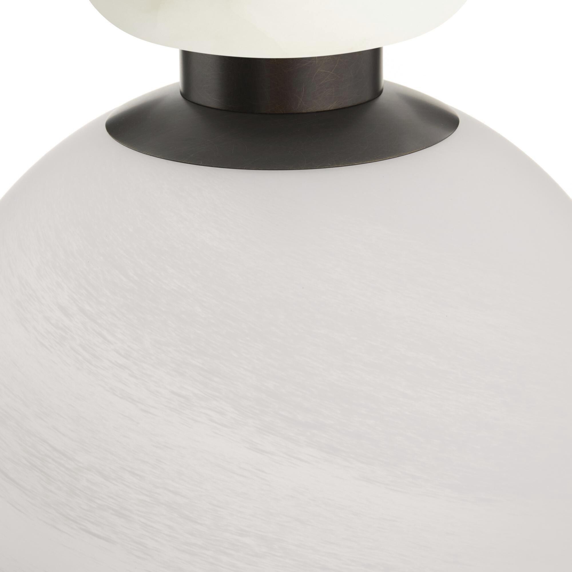 Rosemont 1 Light 16 inch White with English Bronze Pendant Ceiling Light, Large