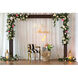 Crystal 22.8 X 3.5 inch Candleholder