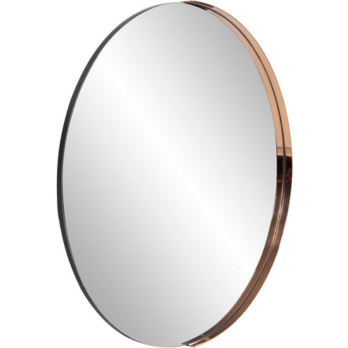 Dante 30 X 30 inch Polished Rose Gold Wall Mirror