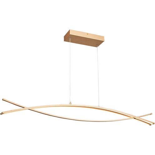 Wishbone LED 2.2 inch Gold Pendant Ceiling Light