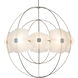 Astra 10 Light 49.5 inch Vintage Platinum Pendant Ceiling Light, Large