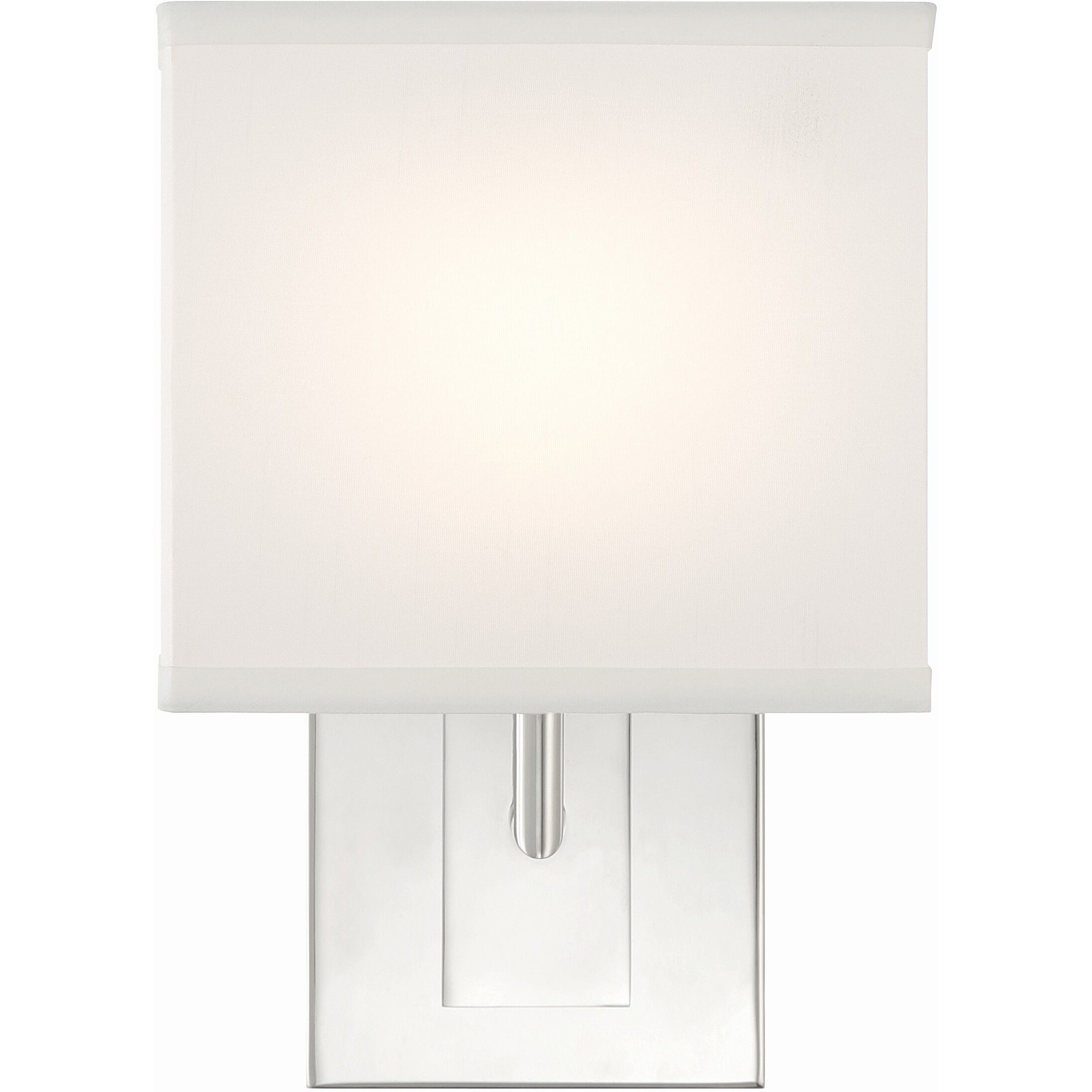 Brent Bath Sconce Wall Light in Polished Nickel