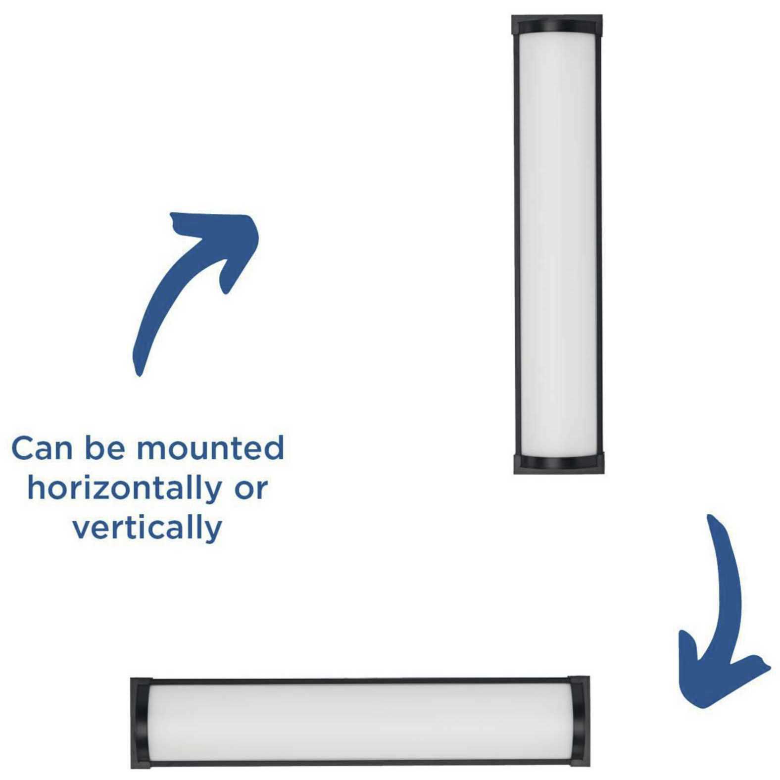 Barril LED LED 24 inch Matte Black Vanity Light Wall Light