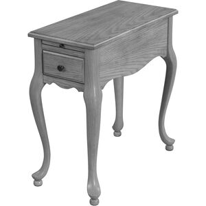 Croydon One Drawer with Pullout Side Table in Gray