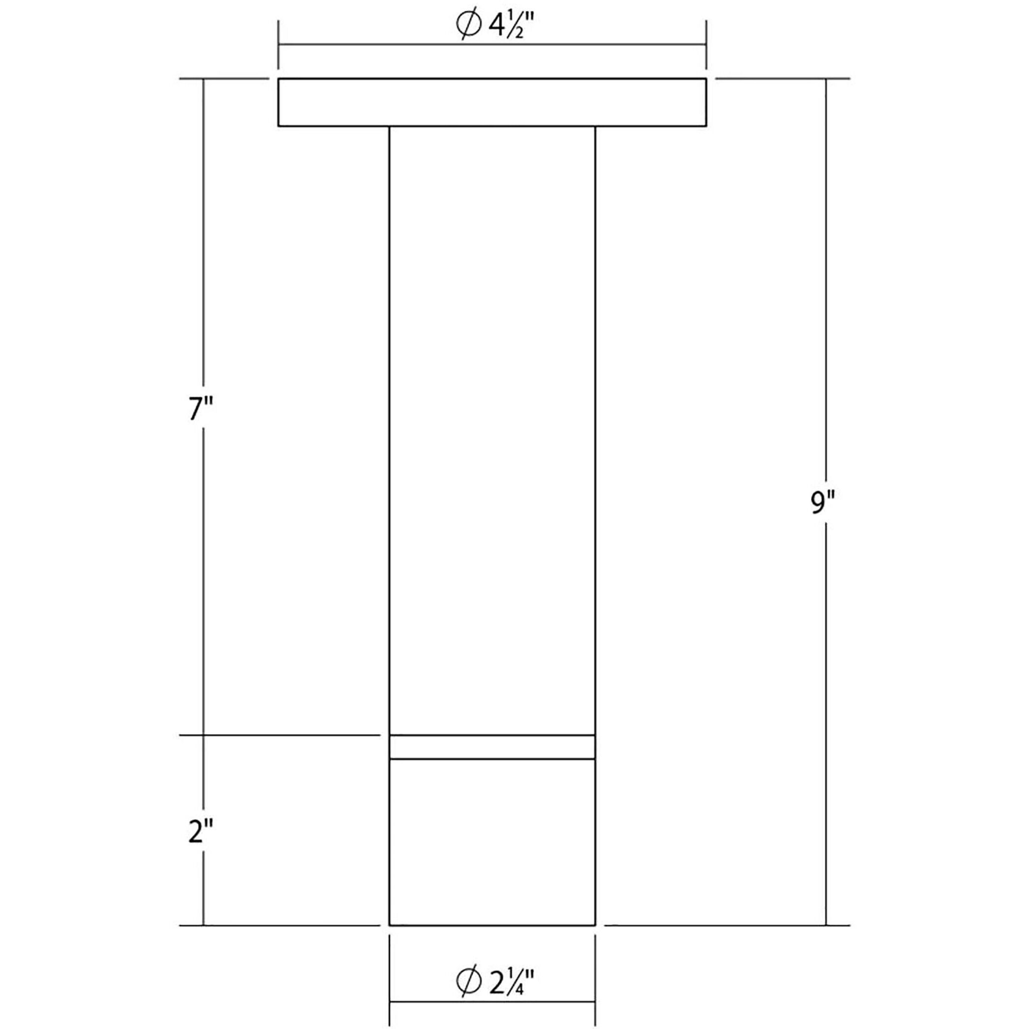 ALC LED 2 inch Polished Chrome Pendant Ceiling Light