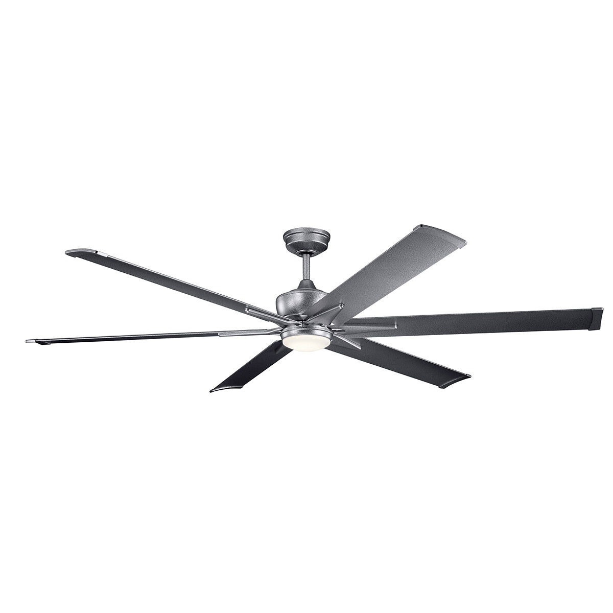 Szeplo Patio 80 inch Weathered Steel Powder Coat with Weathered Steel Blades Ceiling Fan