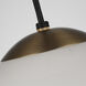Leo - Hanging Globe 1 Light 10 inch Satin Brass Pendant Ceiling Light