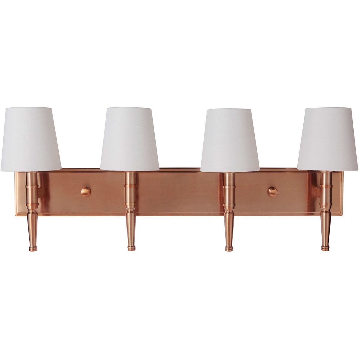 Ella 4 Light 30.5 inch Satin Brass Vanity Light Wall Light