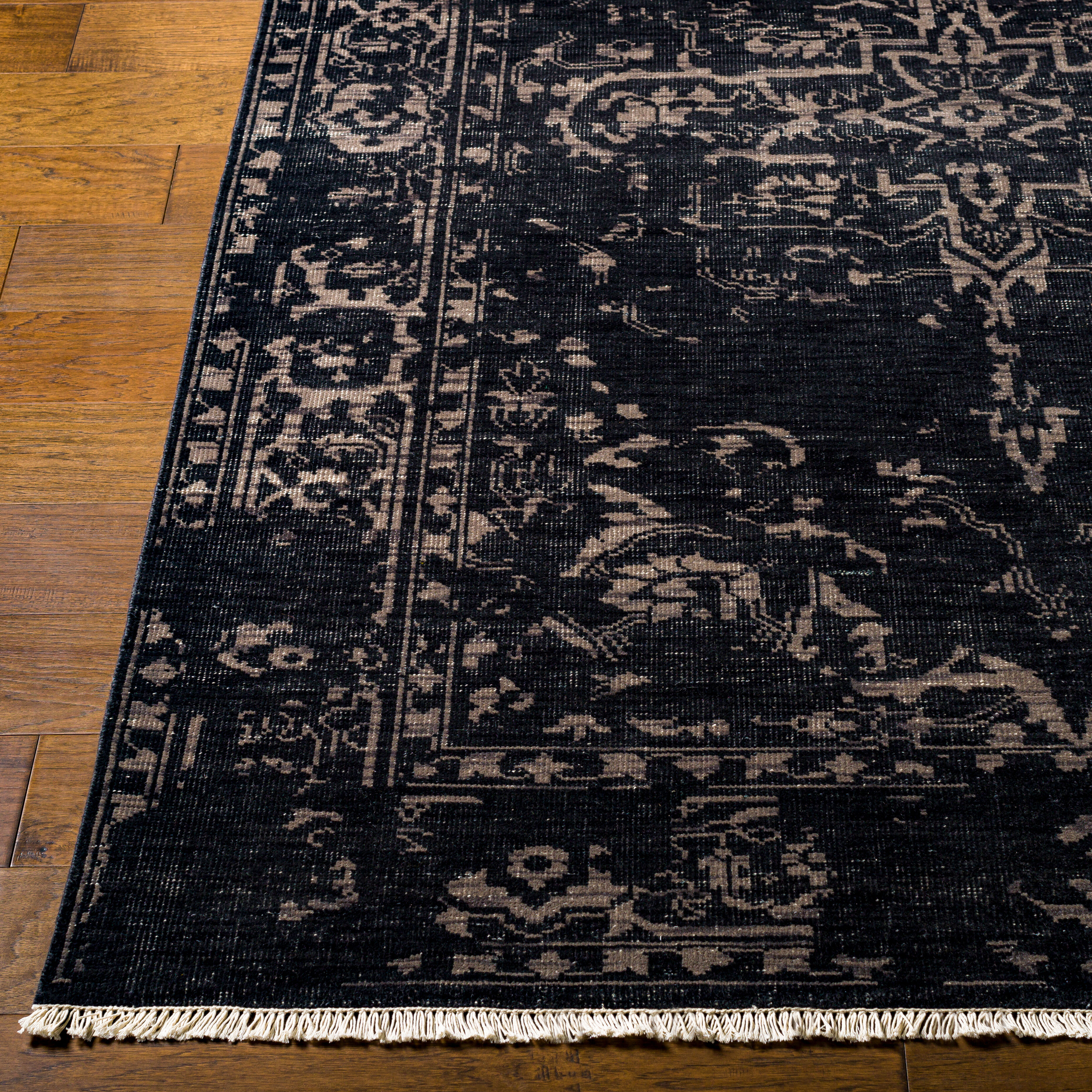 Festival 132 X 96 inch Black Rug in 8 x 11, Rectangle