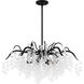 Maple 6 Light 29 inch Earth Black Chandelier Ceiling Light