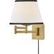 Sonia Wall Mount Wall Light in Off-White Linen