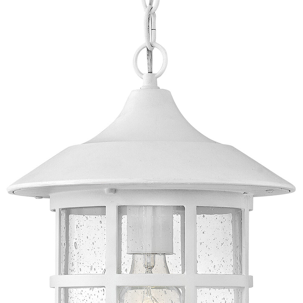 Freeport 1 Light 10 inch Classic White Outdoor Hanging Lantern