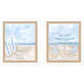 Beaching It Blue and Beige Framed Art, Propac