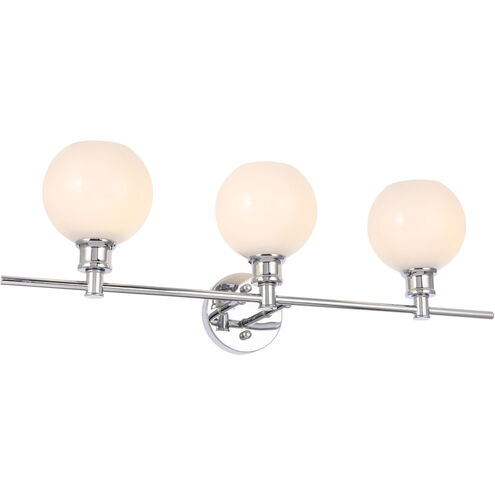 Collier 3 Light 28 inch Chrome Wall sconce Wall Light