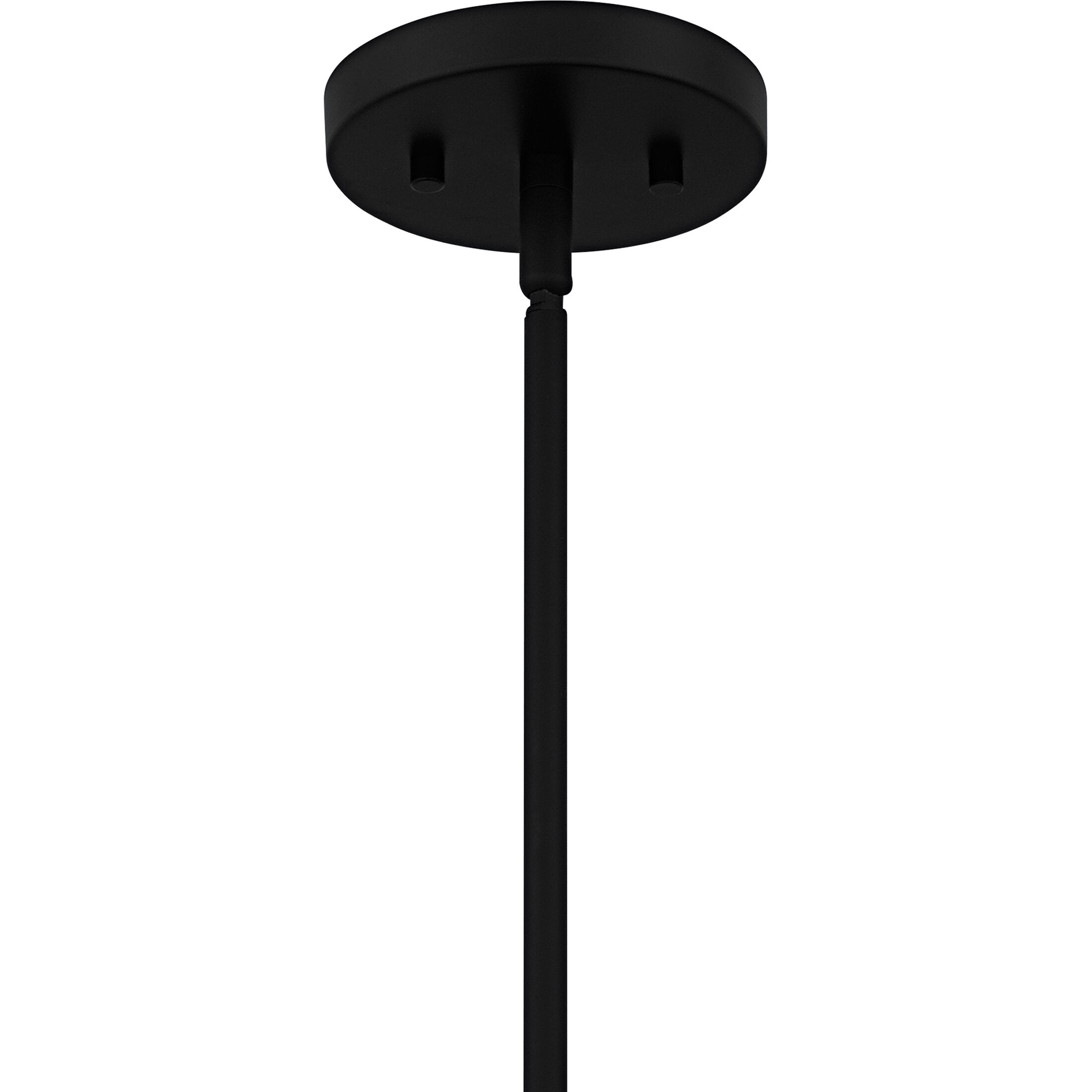 Drover 1 Light 12 inch Matte Black Pendant Ceiling Light