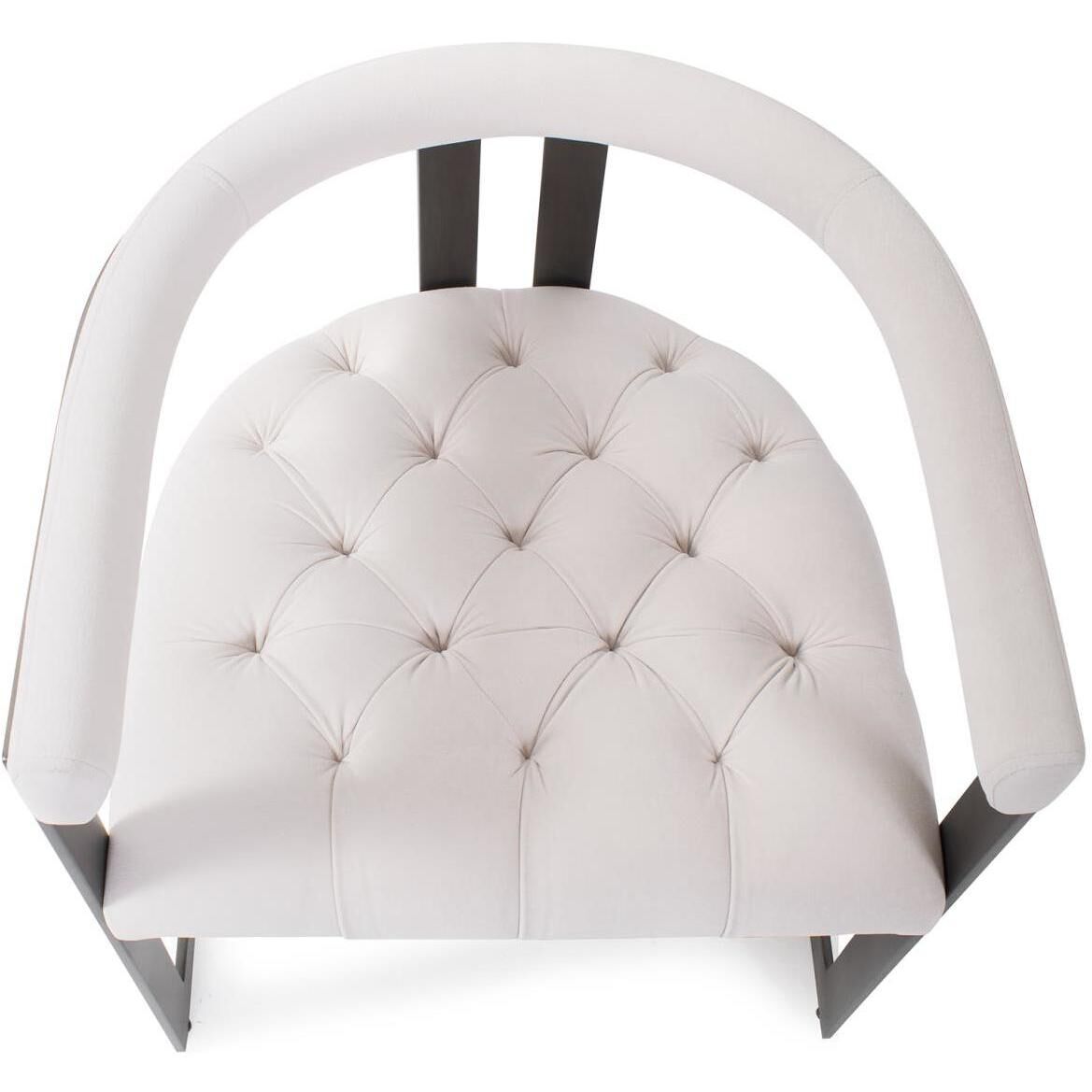 Bantry Cream and Gunmetal Armchair
