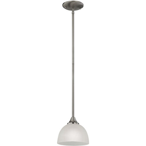 Bristol Lane 1 Light 7 inch Brushed Nickel Mini Pendant Ceiling Light
