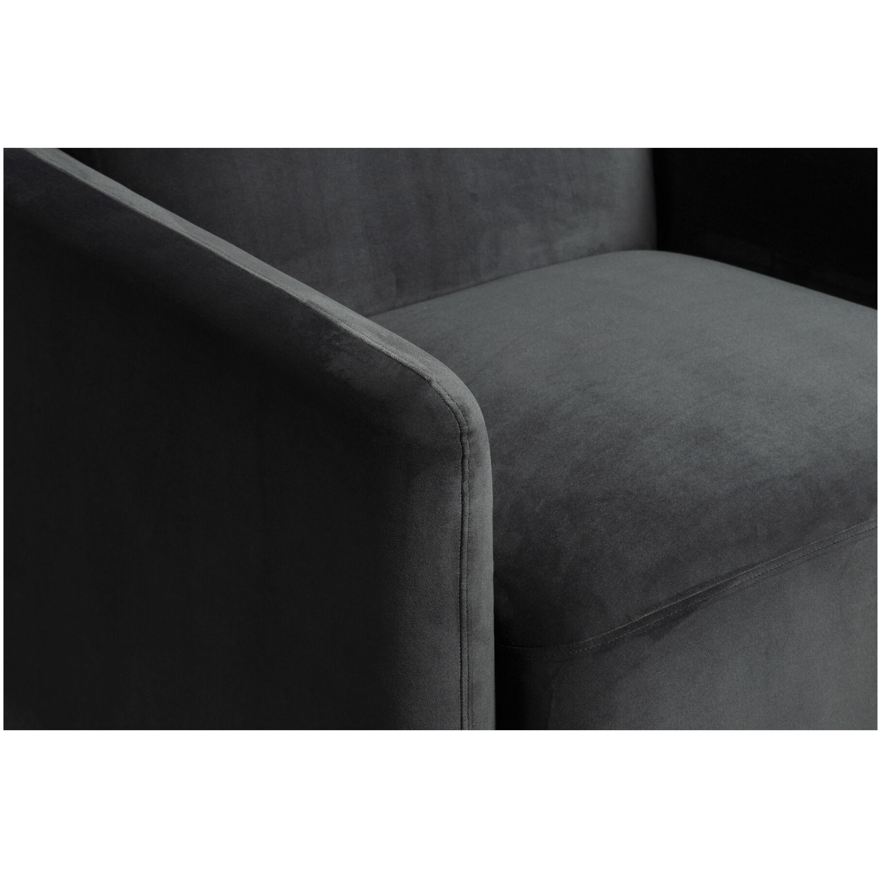 Fallon Grey Slipper Chair, Accent Chair