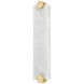 Brant LED 5 inch Aged Brass ADA Wall Sconce Wall Light