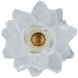 Selenite Stone 5.5 X 4.5 inch Candle Holder
