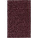 Confetti 96 X 60 inch Eggplant, Dark Purple, Rose Rug
