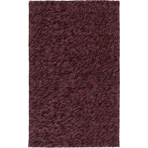 Confetti 120 X 96 inch Eggplant, Dark Purple, Rose Rug