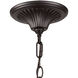 Norwich 3 Light 21 inch Oil Rubbed Bronze Chandelier Ceiling Light
