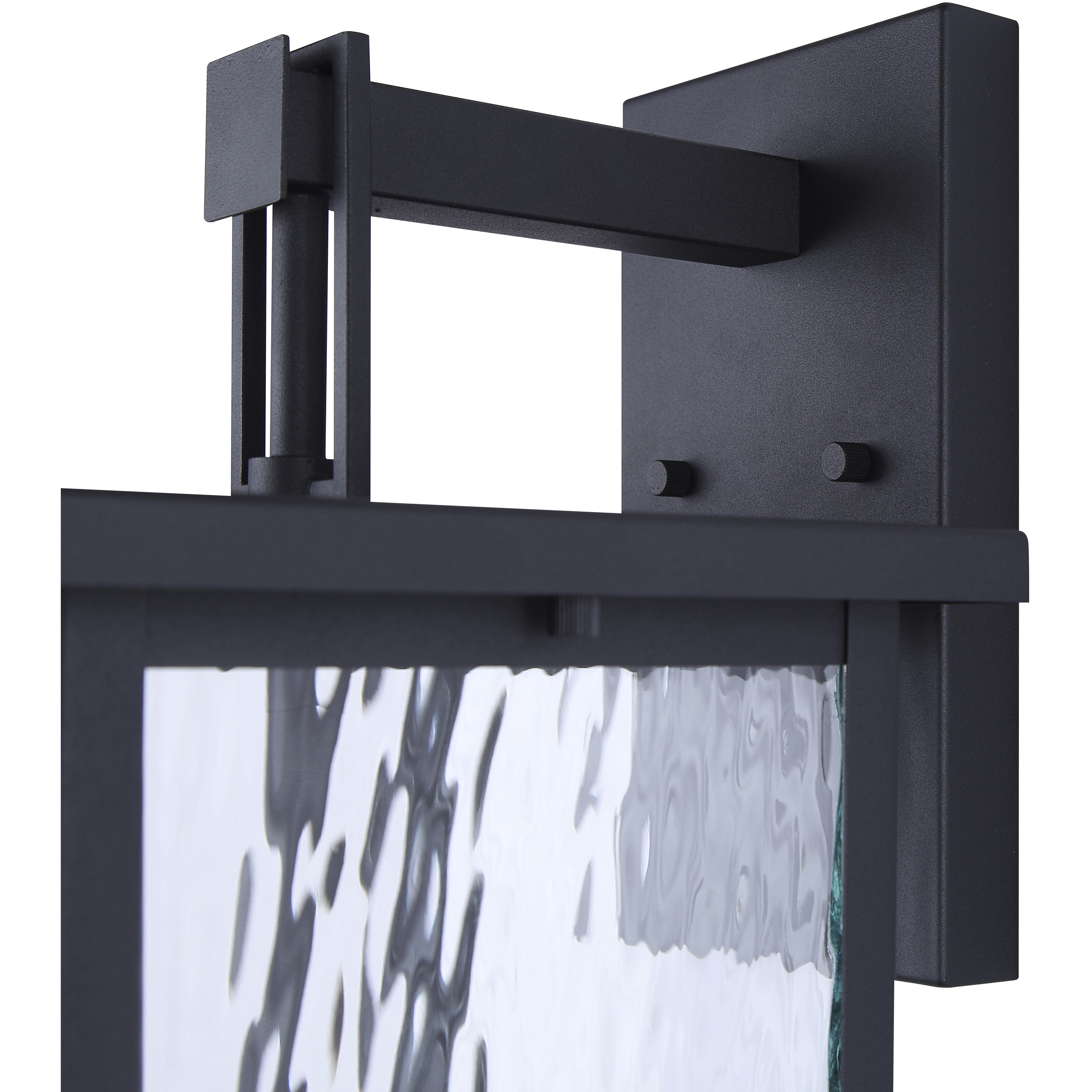 Shana 2 Light 22 inch Black Outdoor Wall Lantern