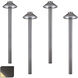 Interpath 12 2.5 watt Solid Brass Coated in Bronze Path and Area Light in 2700K Warm LED, WAC Landscape
