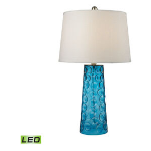 Treasure Coast 27 inch 9.50 watt Blue Table Lamp Portable Light