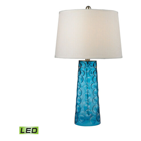 Treasure Coast 27 inch 9.5 watt Blue Table Lamp Portable Light