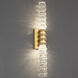 Beyond Kemberly LED 27.4 inch Aged Brass Bath Vanity & Wall Light