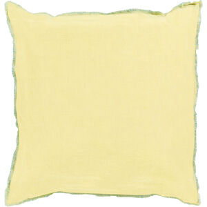 Eyelash 22 inch Teal, Lime Pillow Kit
