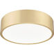 Coronado LED 16 inch Modern Gold Flush Mount Ceiling Light