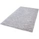 Alena 120 X 96 inch Heather Gray with White Rug, Handmade
