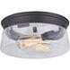 Madison 2 Light 12 inch Oil Rubbed Bronze Flush Mount Ceiling Light