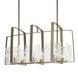 Arc 8 Light 43 inch Soft Gold Linear Pendant Ceiling Light