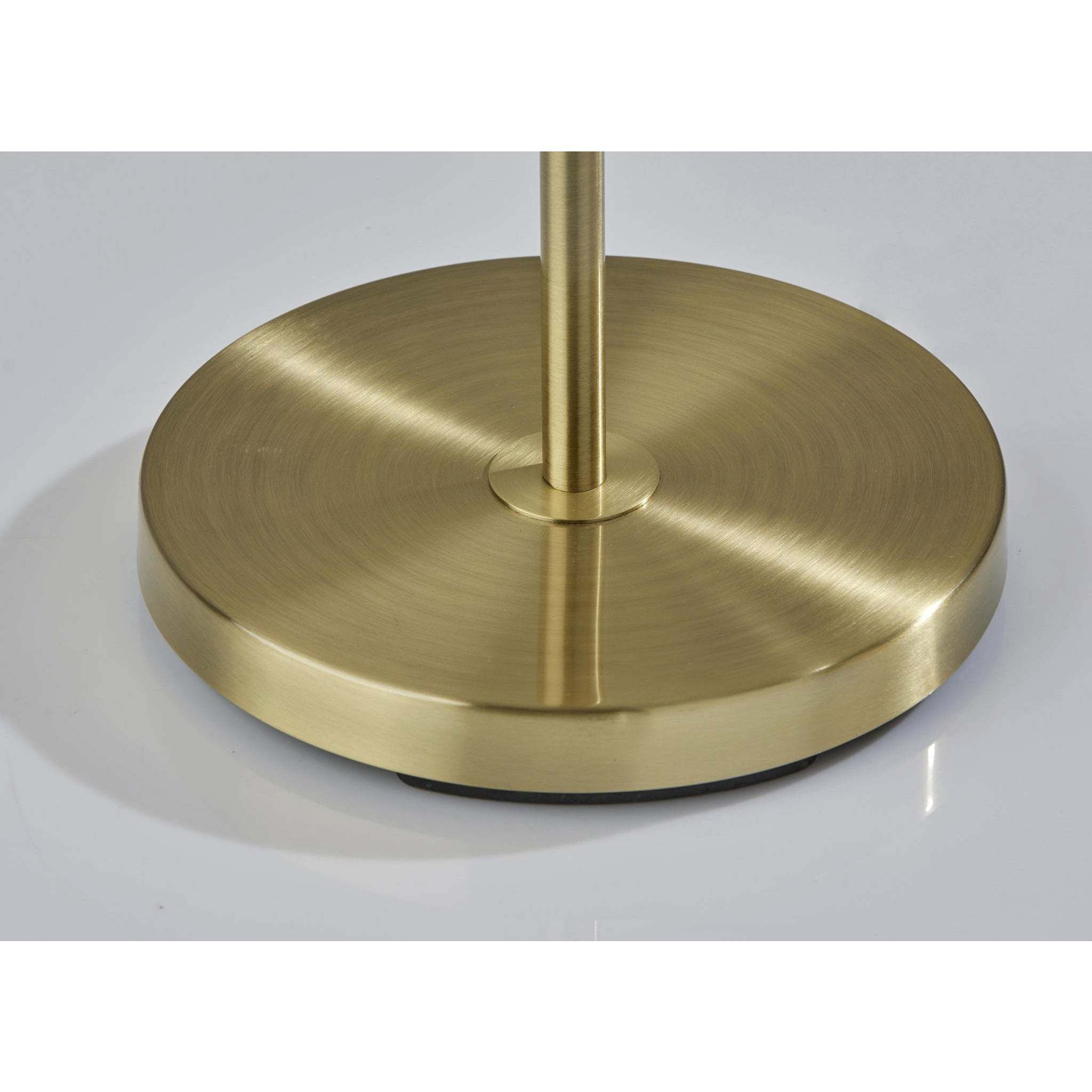 Milo 60 inch 100.00 watt Antique Brass Floor Lamp Portable Light, Simplee Adesso