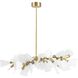 Delmar 12 Light 58 inch Clear Seedy Chandelier Ceiling Light