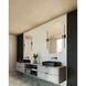 Stix LED 0.75 inch Satin Black Vanity Light Wall Light