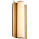 Wave LED 6 inch Aged Brass Sconce Wall Light